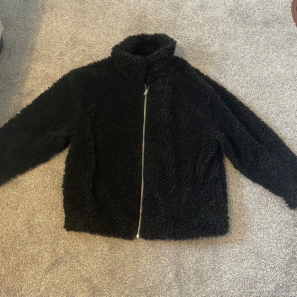 Black Teddy Coat